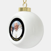 Le pape Benoît XVI Ornement d'arbre de Noël (Droite)