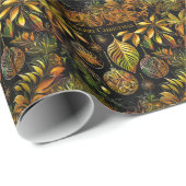 Le papier cadeau de Noël (Coin rond)