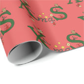 Le papier cadeau de Xma (Coin rond)