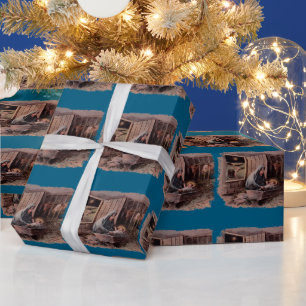 Le papier cadeau des bénédictions de Noël