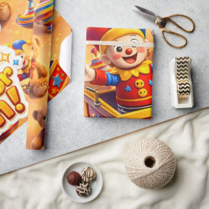Le papier cadeau premium golden toybox