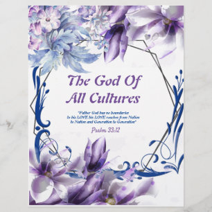Le papier d'aquarelle Dieu de toutes les cultures