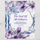 Le papier d'aquarelle Dieu de toutes les cultures (Devant / Derrière)