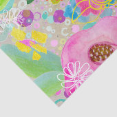 Le papier de soie de soie rêveur de jardin (Détail)