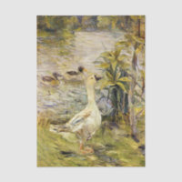 Le papier de soie L'Oie de Berthe Morisot