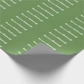 Le papier d'emballage "ceci n'est pas un cadeau de (Coin)