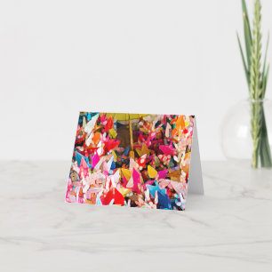 Le papier japonais tend le cou la carte de note 3