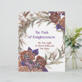 Le papier personnalisé Le chemin des Lumières (Debout devant)