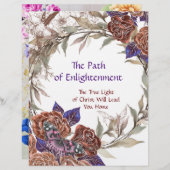 Le papier personnalisé Le chemin des Lumières (Devant / Derrière)