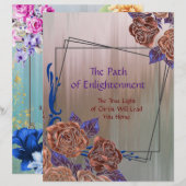 Le papier personnalisé Le chemin des Lumières (Devant / Derrière)