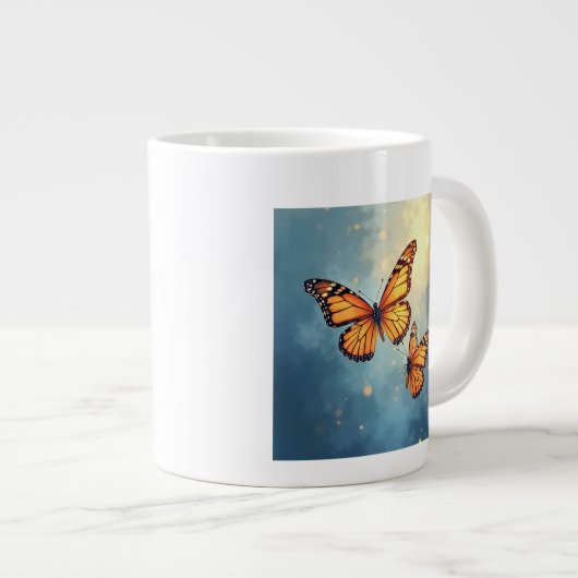 Le papillon brillant Mugs (Devant droit)