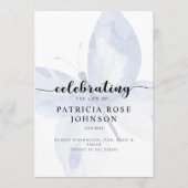 Le papillon célèbre la vie du programme funéraire (Devant)