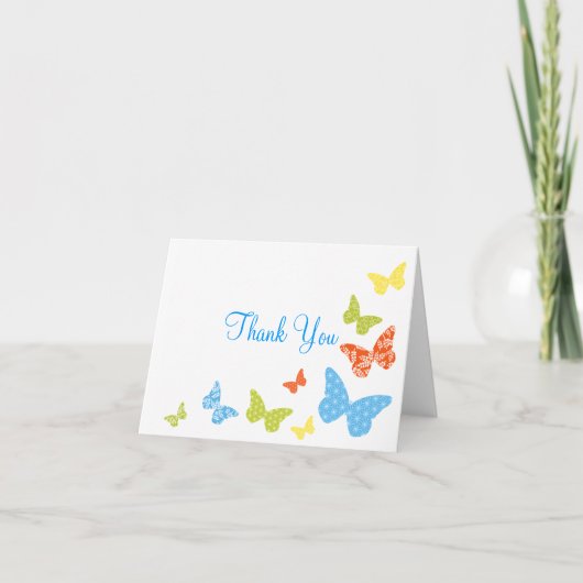 Le papillon embrasse le Merci (Devant)