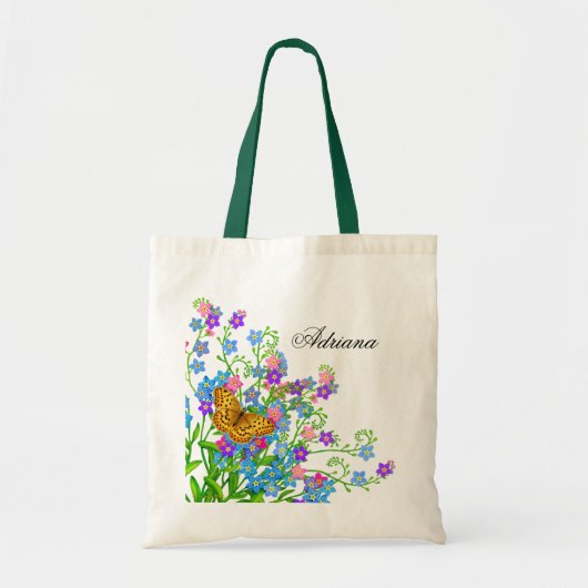 Le papillon m'oublient dessus pas sac fourre-tout (Devant)