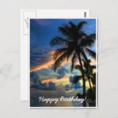 Le paradis... Carte d'anniversaire (Devant / Derrière)