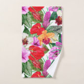 Le paradis côtier fleurit (Serviette à main)