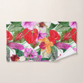 Le paradis côtier fleurit (Serviette à main)