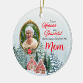 Le paradis est un bel endroit rond ornement (Gauche)