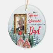 Le paradis est un bel endroit rond ornement (Gauche)