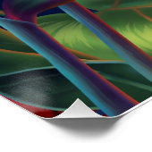 Le paradis tropical Hawaï Affiches florales (Coin)