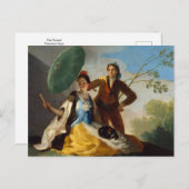 Le Parasol de Francisco Goya Carte Postale (Devant / Derrière)