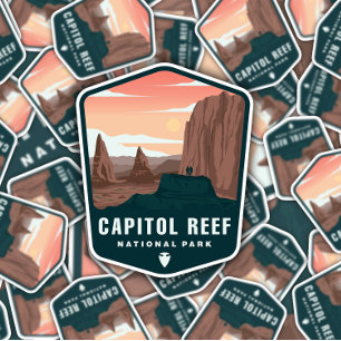 Le Parc national de Capital Reef Utah   Sticker Di