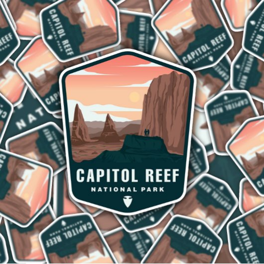 Le Parc national de Capital Reef Utah | Sticker Di