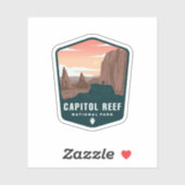 Le Parc national de Capital Reef Utah | Sticker Di (Feuille)