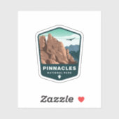 Le Parc national des Pinnacles | Sticker Die-Cut (Feuille)