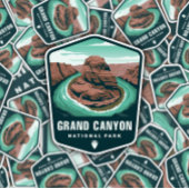 Le Parc national du Grand Canyon | Sticker Die-Cut