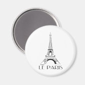  Le Paris Eiffeltoren Magneet (Voorkant / Achterkant)