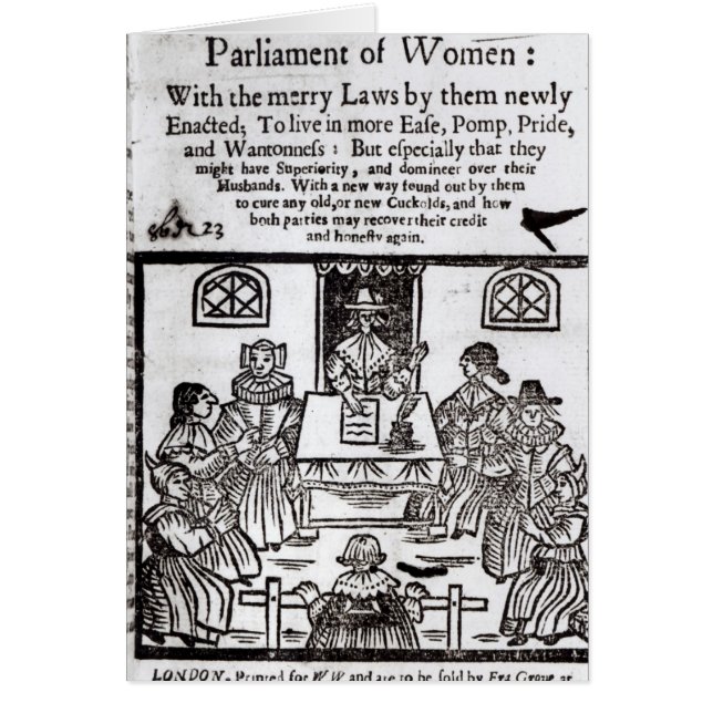 Le Parlement des femmes, 1656 (Devant)
