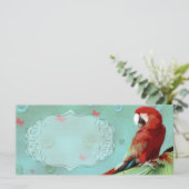 LE PARROT ~ Carte de voeux / Carte postale (Debout devant)