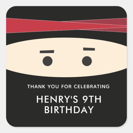 Le parti Ninja favorise les Étiquettes (Devant)