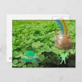 Le patch de trèfle, carte postale (Devant / Derrière)
