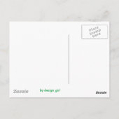 Le patch de trèfle, carte postale (Dos)