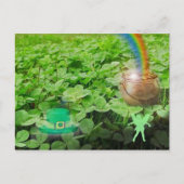 Le patch de trèfle, carte postale (Devant)