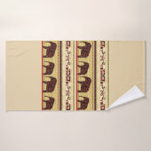 Le patchwork africain (Serviette de bain)