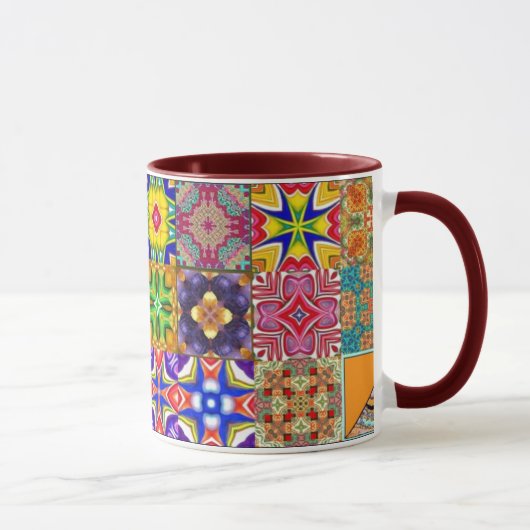Le patchwork ajuste la tasse (Droite)