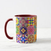 Le patchwork ajuste la tasse (Gauche)