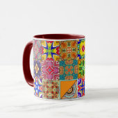 Le patchwork ajuste la tasse (Devant gauche)