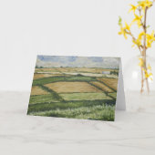 Le patchwork met en place la carte de voeux (Fleur jaune)