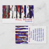 Le patriotique ~ Carte de visite (Devant / Derrière)