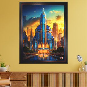 Le Pavillon Grand Art Déco Blue Plaza by Xzendor7