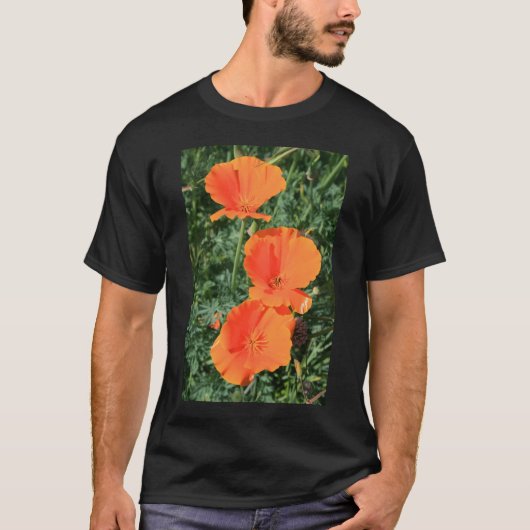 Le pavot de Californie fleurit le T-shirt (Devant)