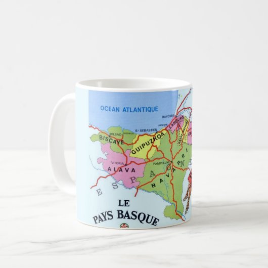 Le Pays Basque Mug (Devant gauche)