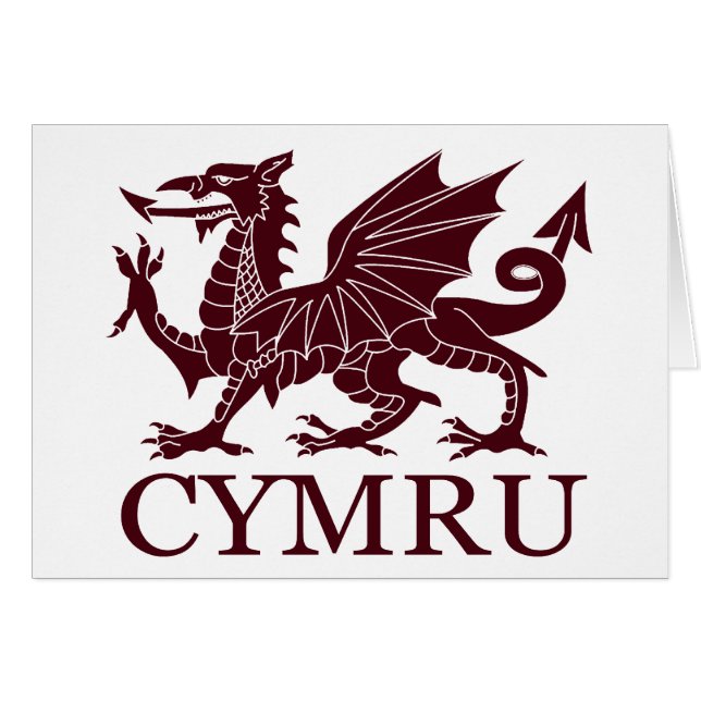 Le Pays de Galles CYMRU (Devant horizontal)