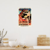 LE PAYS DES FEES Jules Cheret  Paris Poster (Keuken)