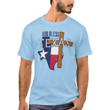 Le pays patriote T-shirt "Dieu bénit le Texas"