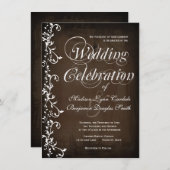 Le pays russe lance des invitations à des mariages (Devant / Derrière)